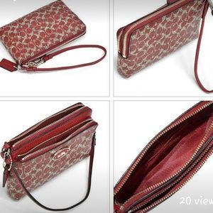 Rare Coach cell phone case/wristlet